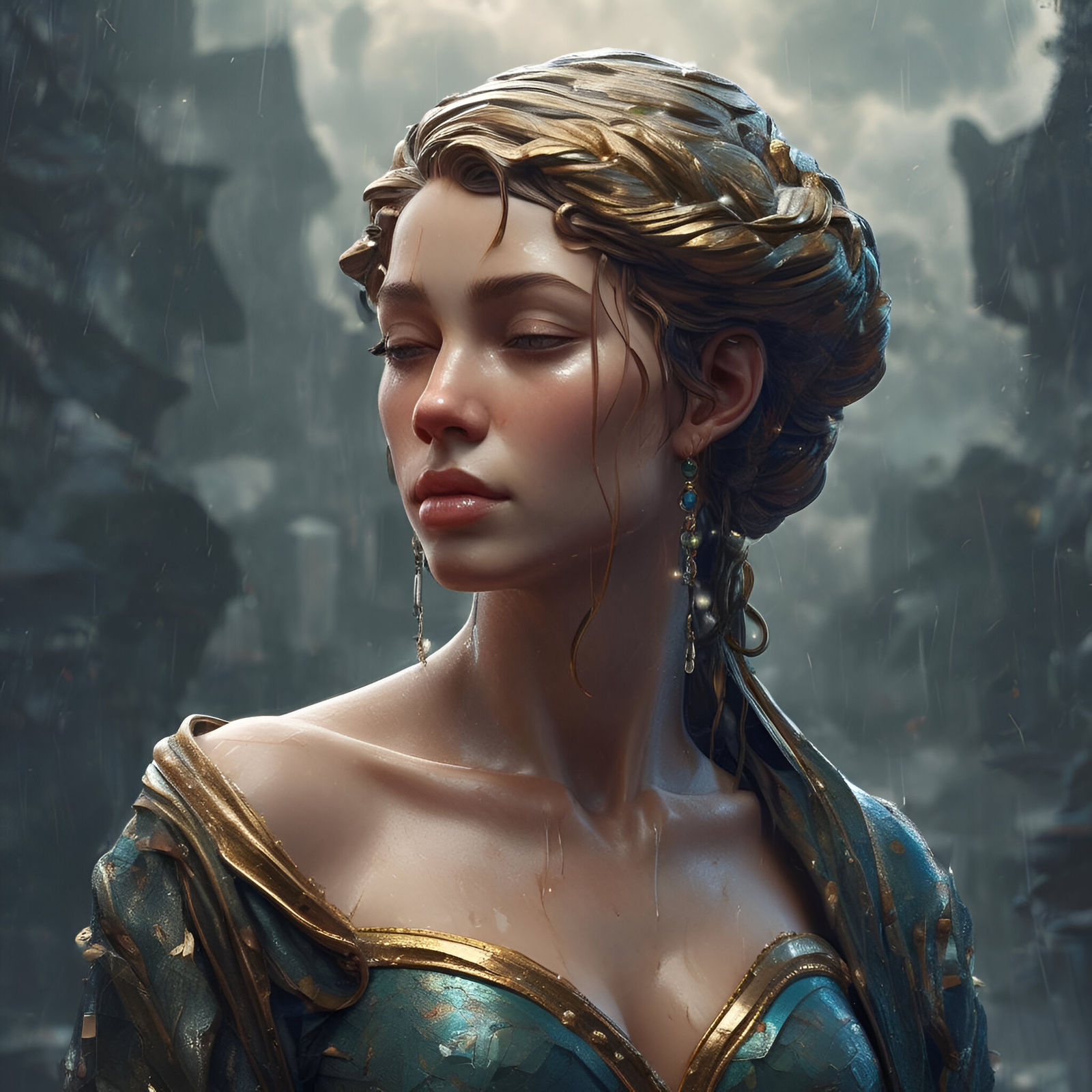 Venus Sighs Softly in the Rain's Breath