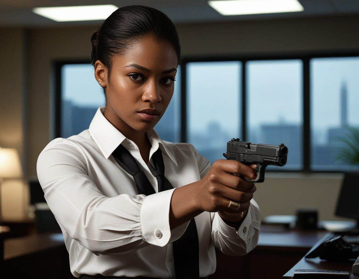 The FBI agent has just cleared the room.