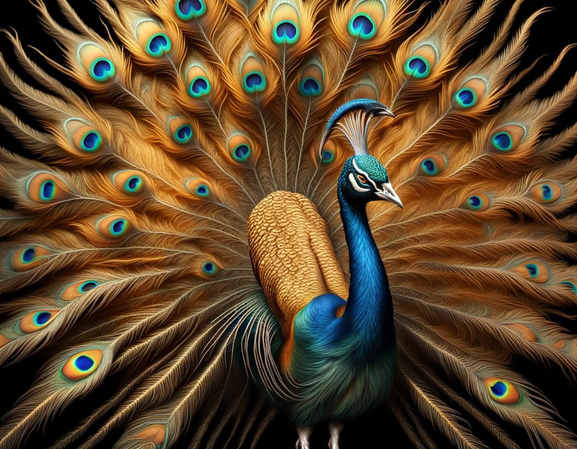 golden peacock