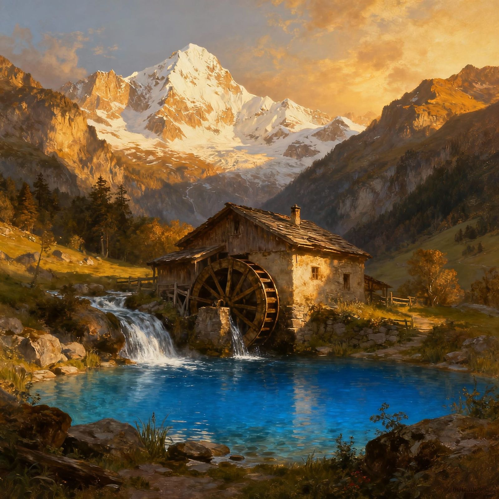 Swiss Alps  by @Derpette