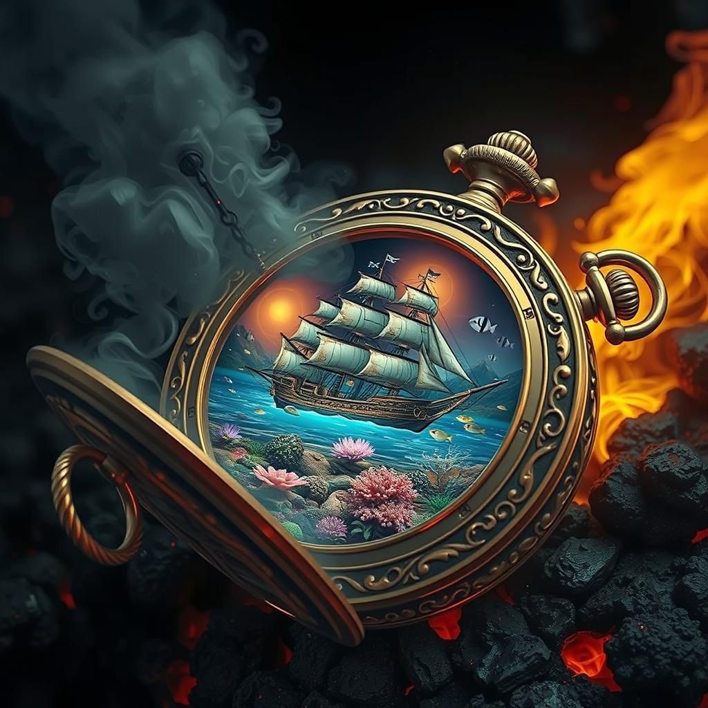 The Captain Went Down With The Ship  by @Kimber