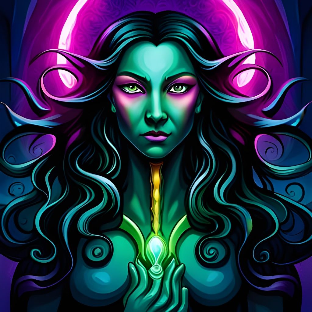 Wife of cthulhu - AI Generated Artwork - NightCafe Creator