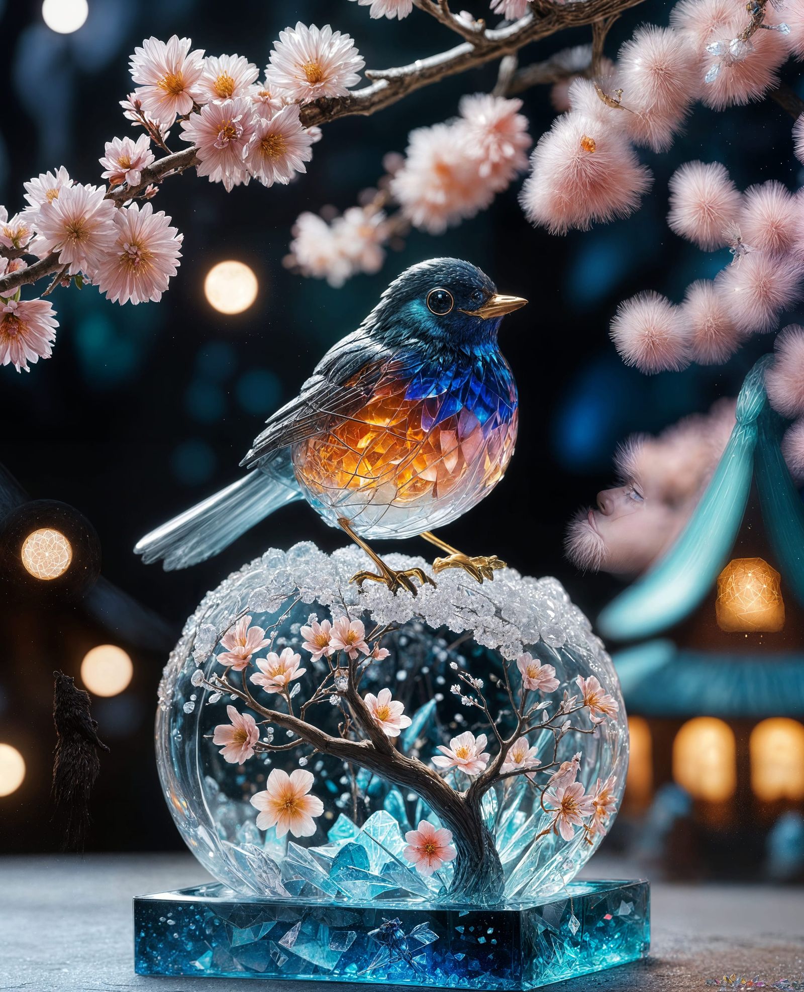 Enameled Glass Figurines  by @Mariett