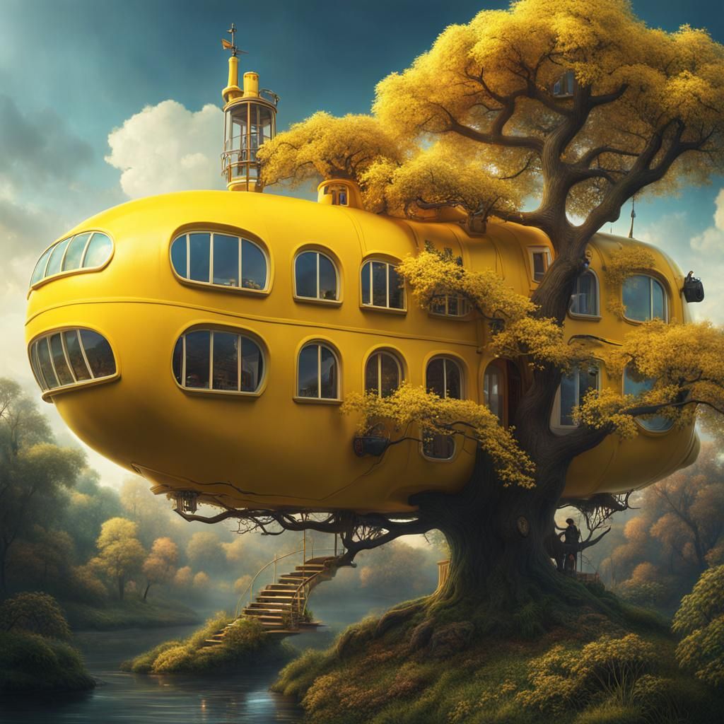 "we live in a yellow submarine"