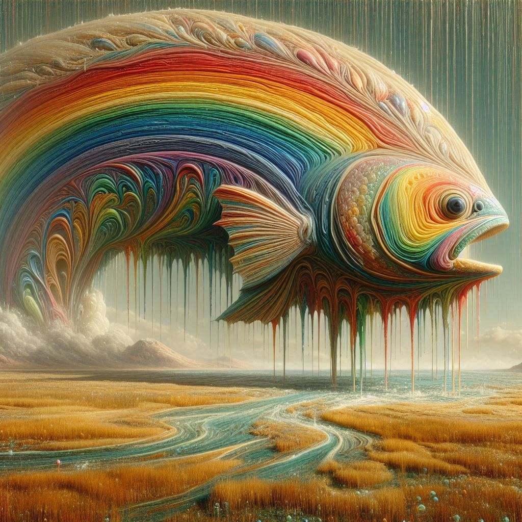 Tribal rain god - the great rainbow trout