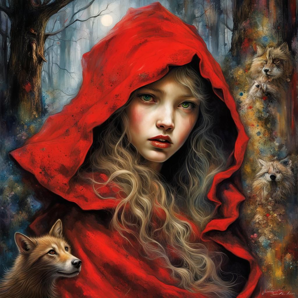 Little Red Riding Hood - AI Generated Artwork - NightCafe Creator