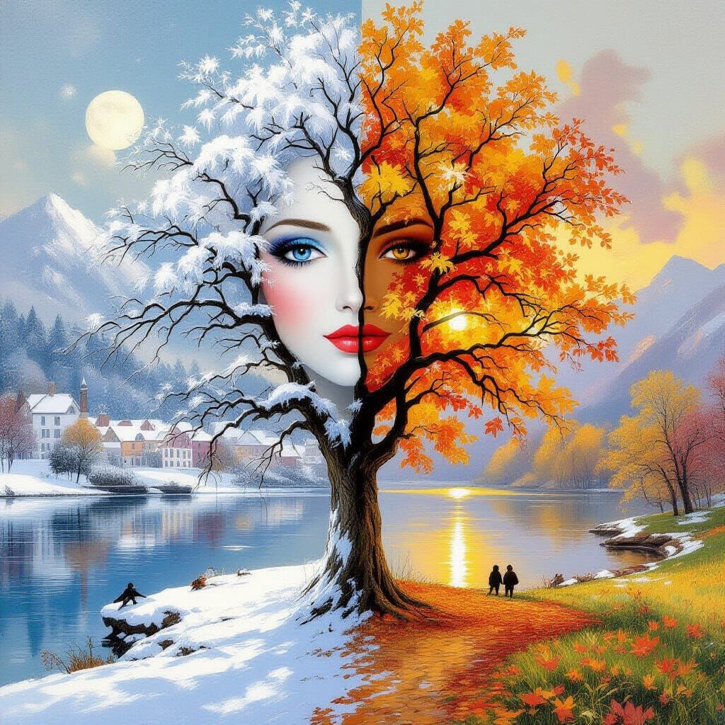 The horae - greek/roman gods of the seasons  by @Tara