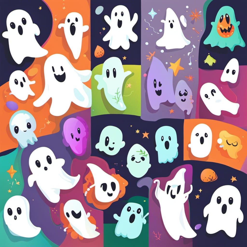 Ghosts don't always have to be spooky! - AI Generated Artwork ...