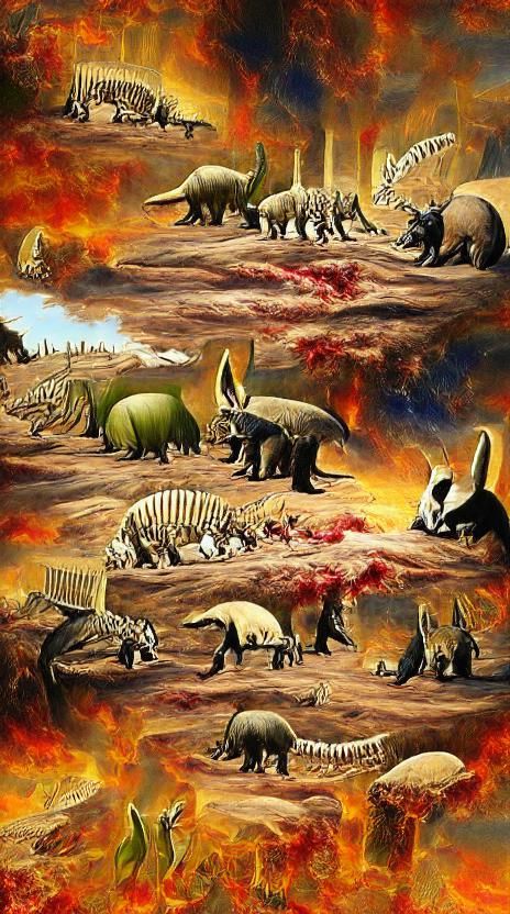 The 6th mass extinction 22 - AI Generated Artwork - NightCafe Creator