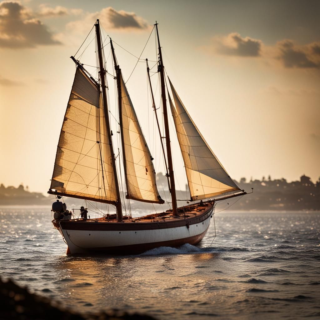 old sailboat
