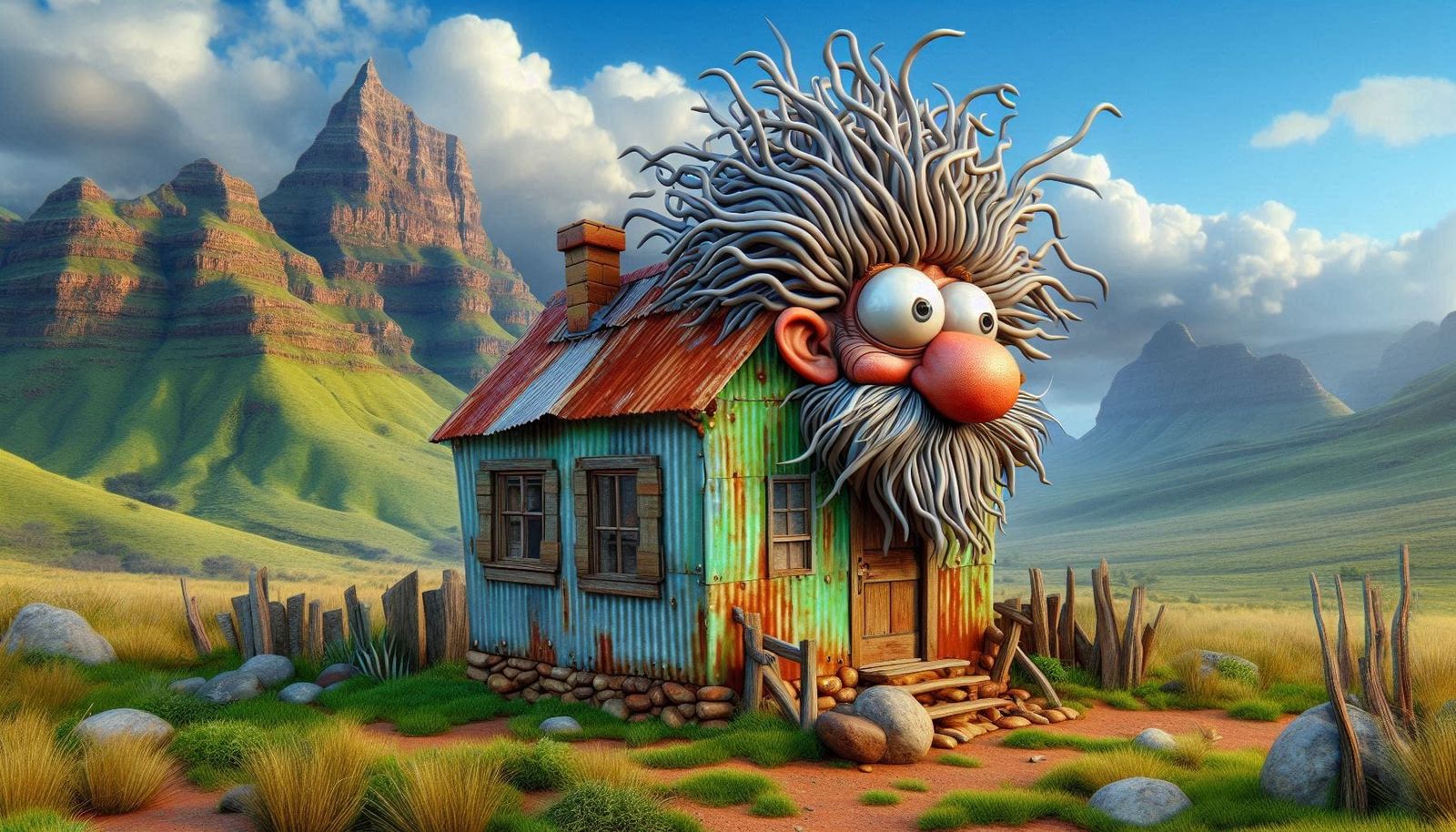 In time, the shack grew to resemble it's owner