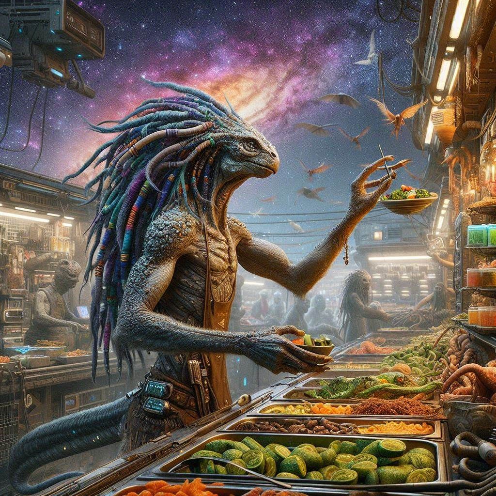 Alien Food Market 4