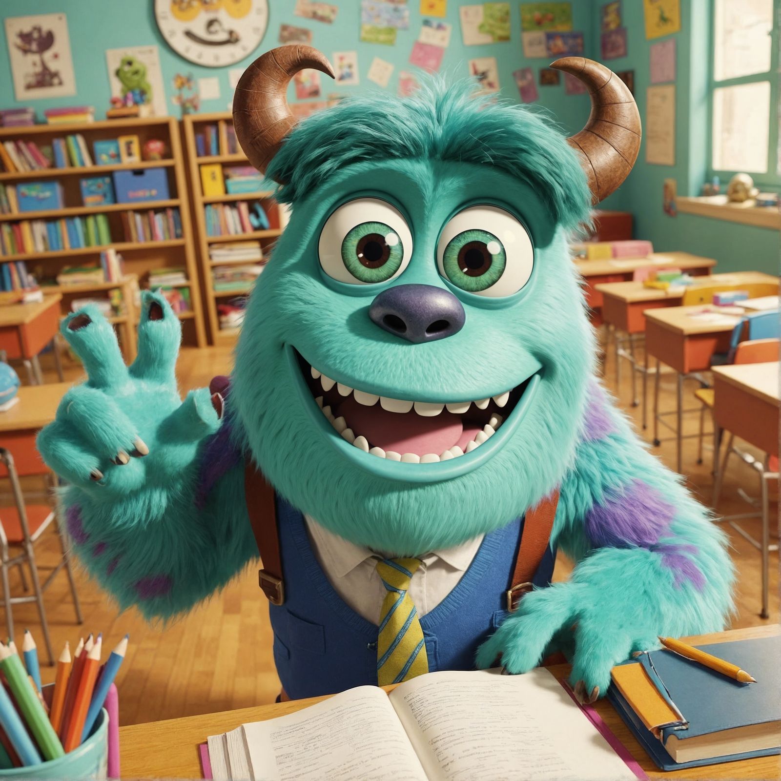 Sully at Schooly