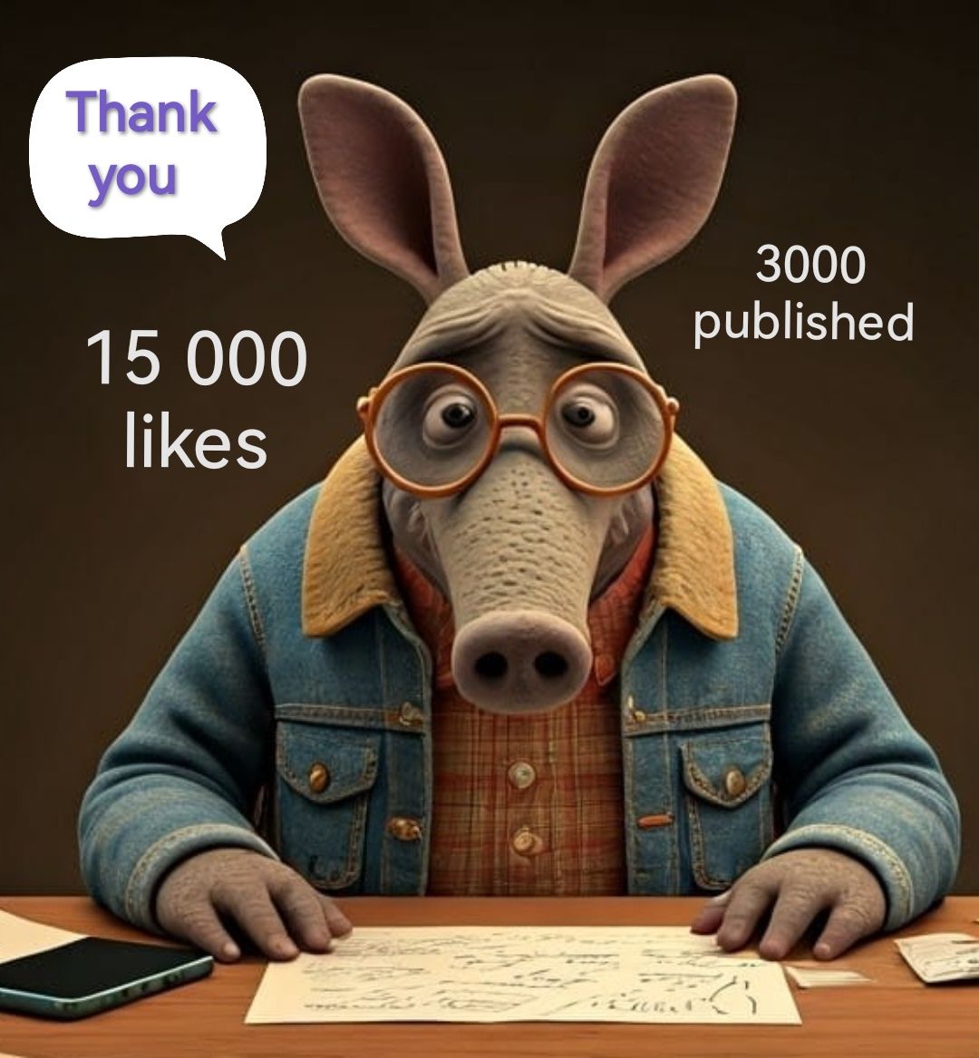 3000 published. 15 000 likes 👍🏻 THANKS