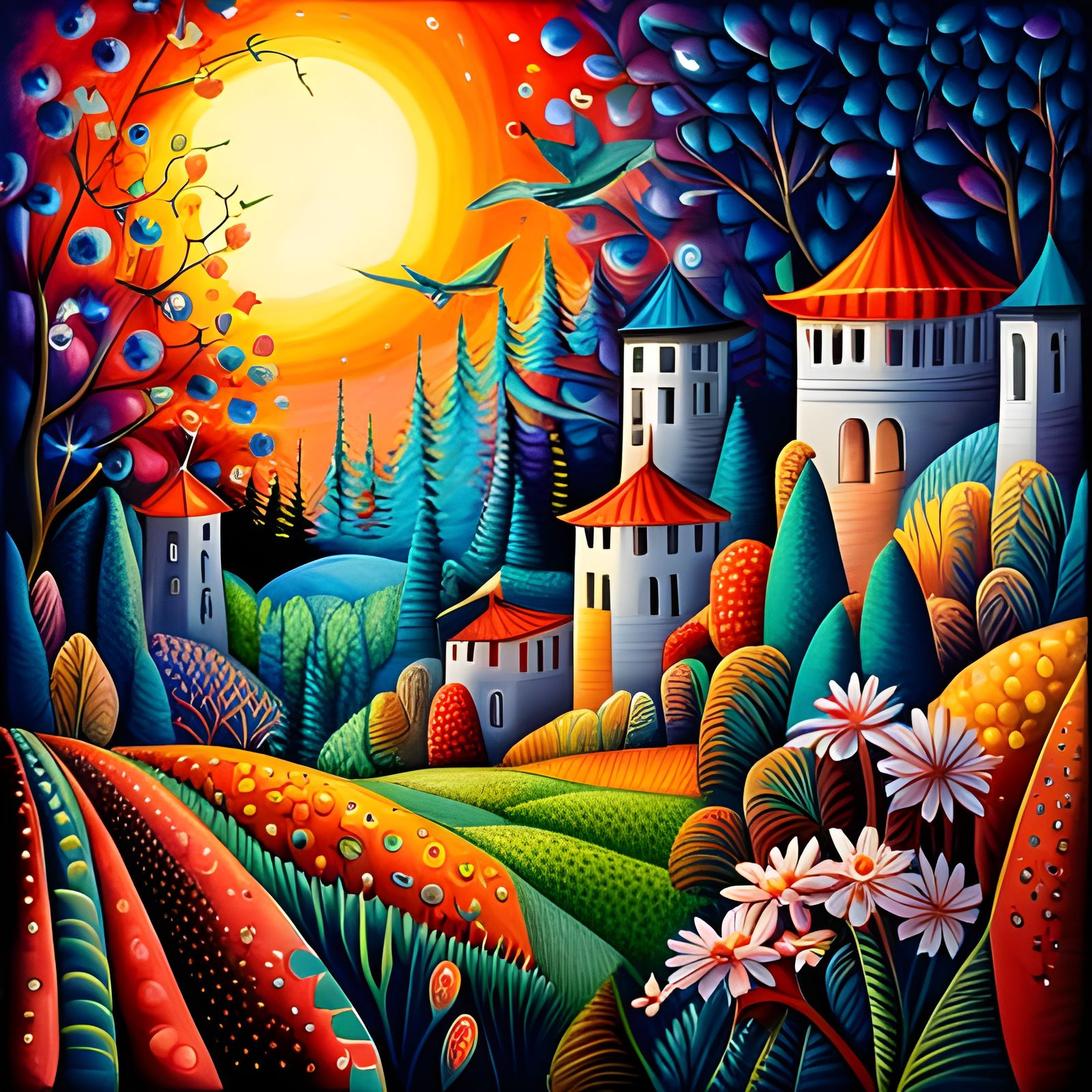 Golden hour in fantasy land  by @Melissa  Harris