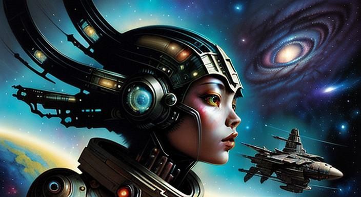 (Exploration Of Space:) epic cosmic (sci-fi landscape:1.1) m...