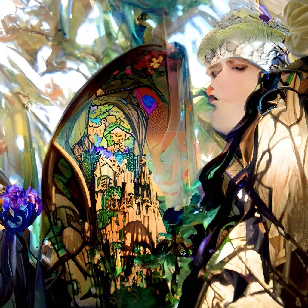 Gothic beautiful complex mysterious auroracore dreamcore Alp...