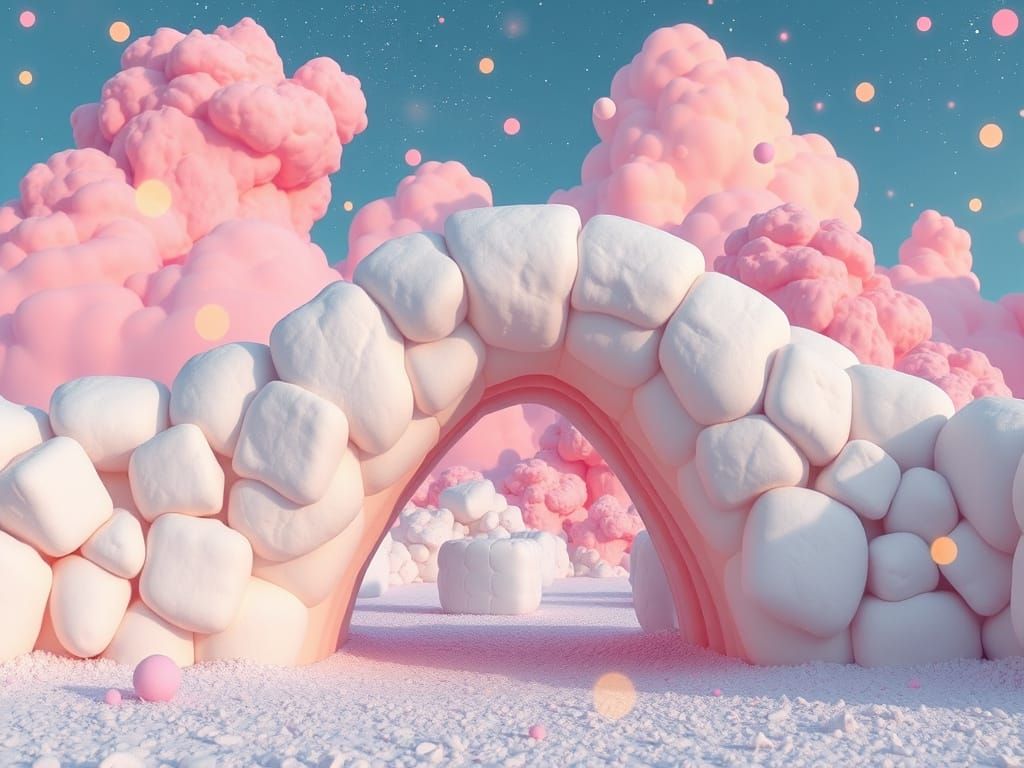 Giant Marshmallow Bridge 