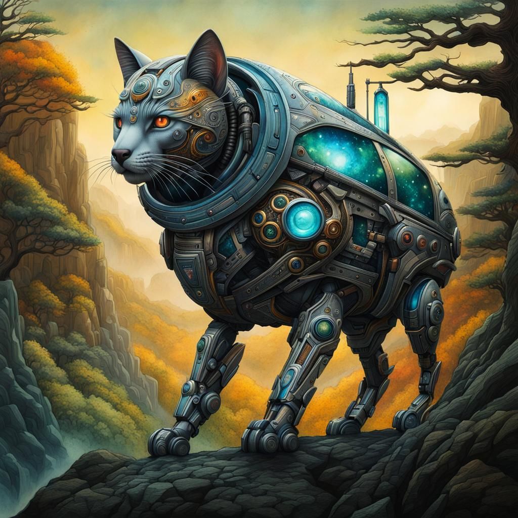 Cyborg Pet Cat