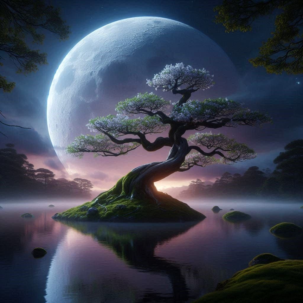 Bonsai moon