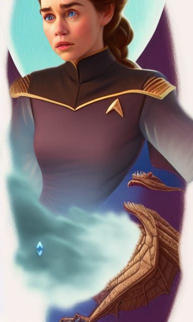 "Emilia in Starfleet Officer on Pern," Emilia Clarke, Star T...