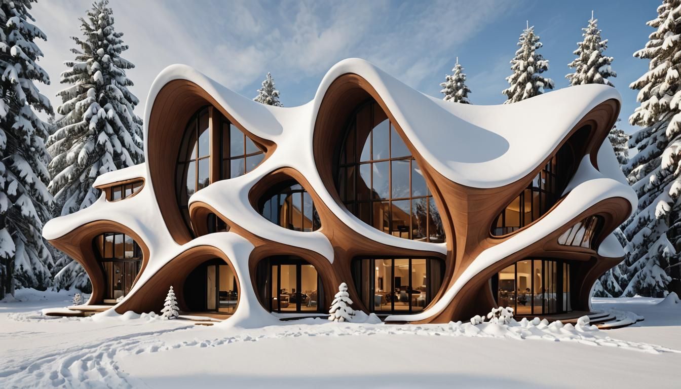 Zaha Hadid x Ginger bread house  by @harzilla