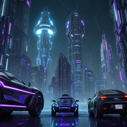 Car Chase AI Generated Artwork NightCafe Creator