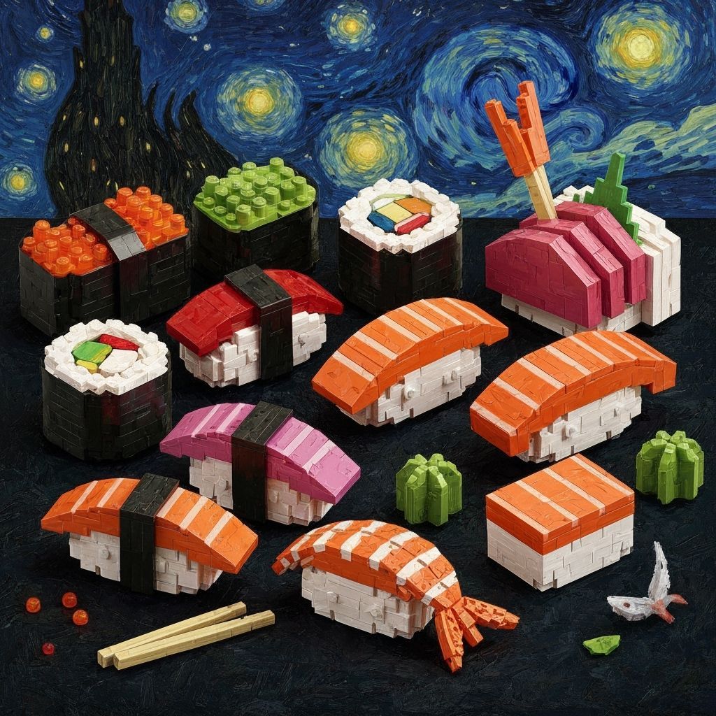 Lego Sushi  by @Heathen