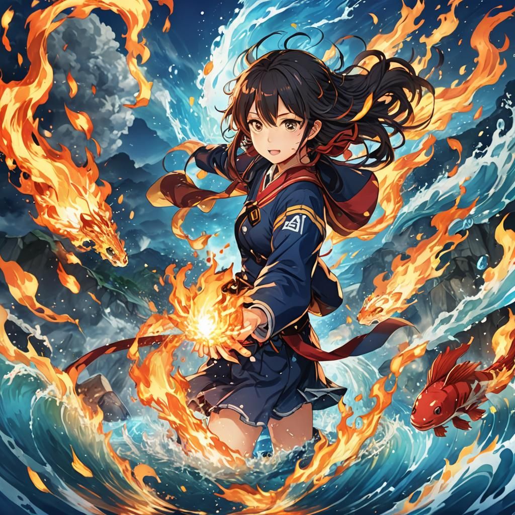 fire and water mix