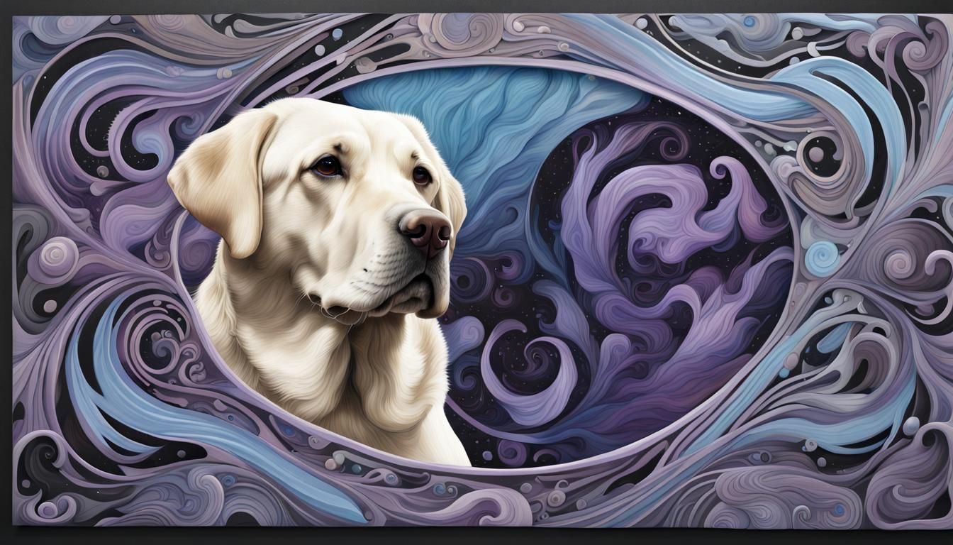Labrador Retriever AI Generated Artwork NightCafe Creator