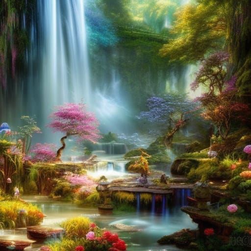 Fairy Pool and Garden  by @Billybob Thornton