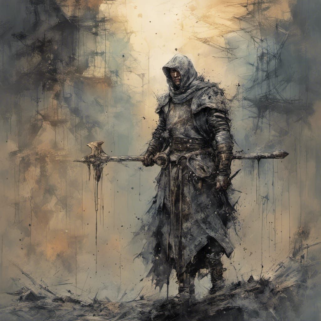 Man alone