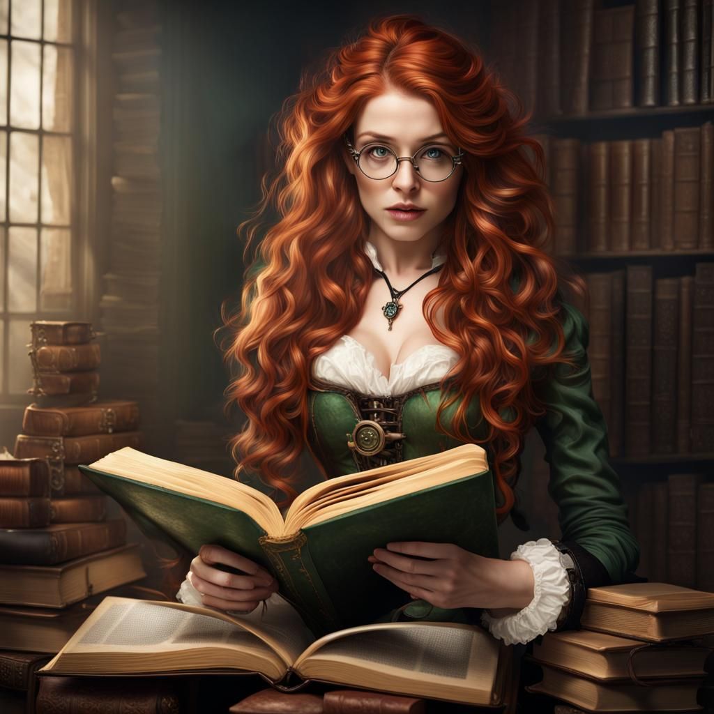 A Bookworm - AI Generated Artwork - NightCafe Creator