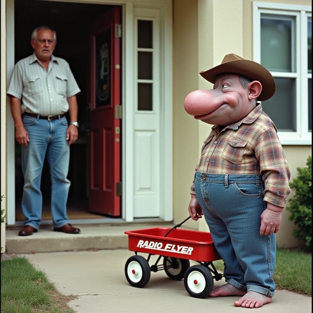 This guy had an ad on Craigslist for a 2 year old BMW, so I gave him my address.  This is what he brought.