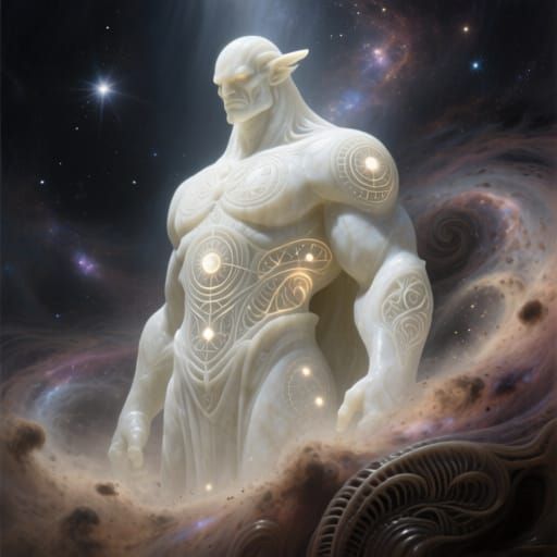 Alabaster Titan Entity  by @Mom Graves