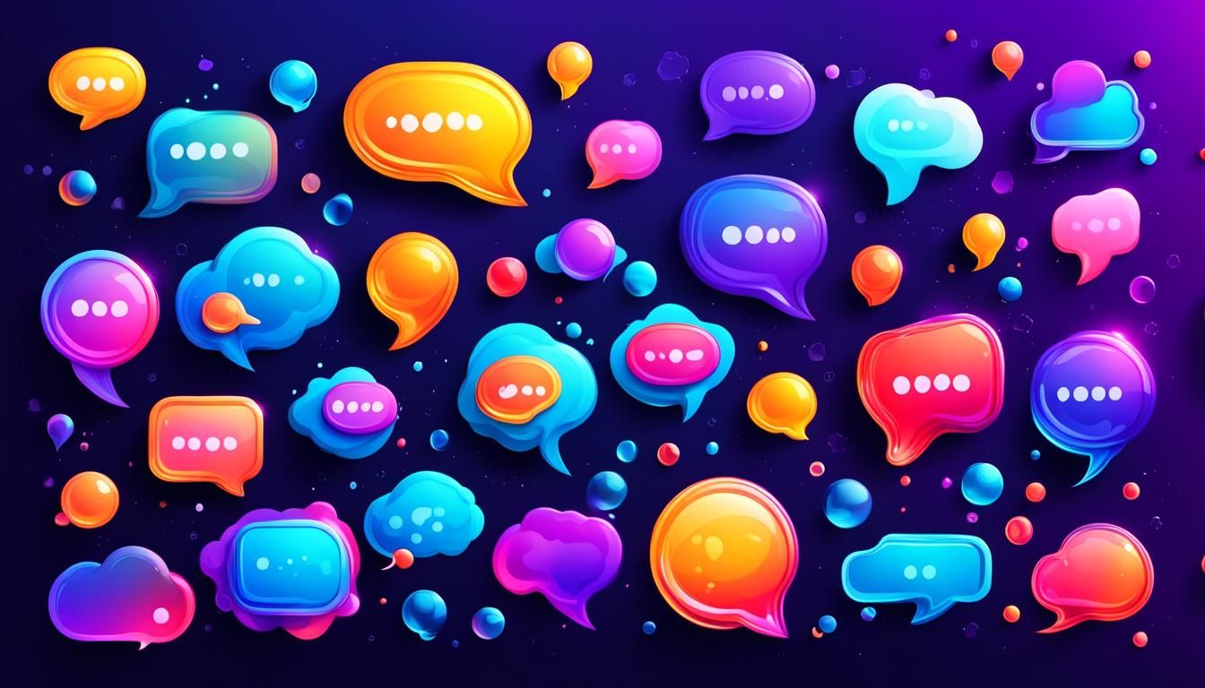 ui of  liquid fluid speech bubbles
icons. high quality icons...