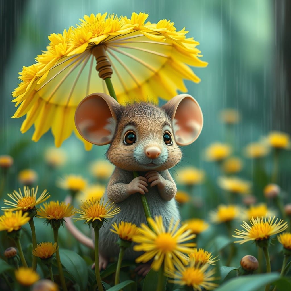 Dandelion Umbrella  by @Good_Vibes_Only