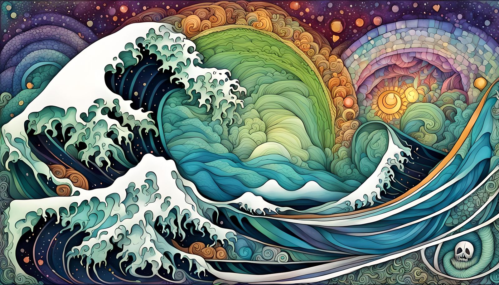 overcome with love, unconditional love, Anthropomorphic fraktyle wave function, Quantum zentangle, peridot peace, 852 Hz...