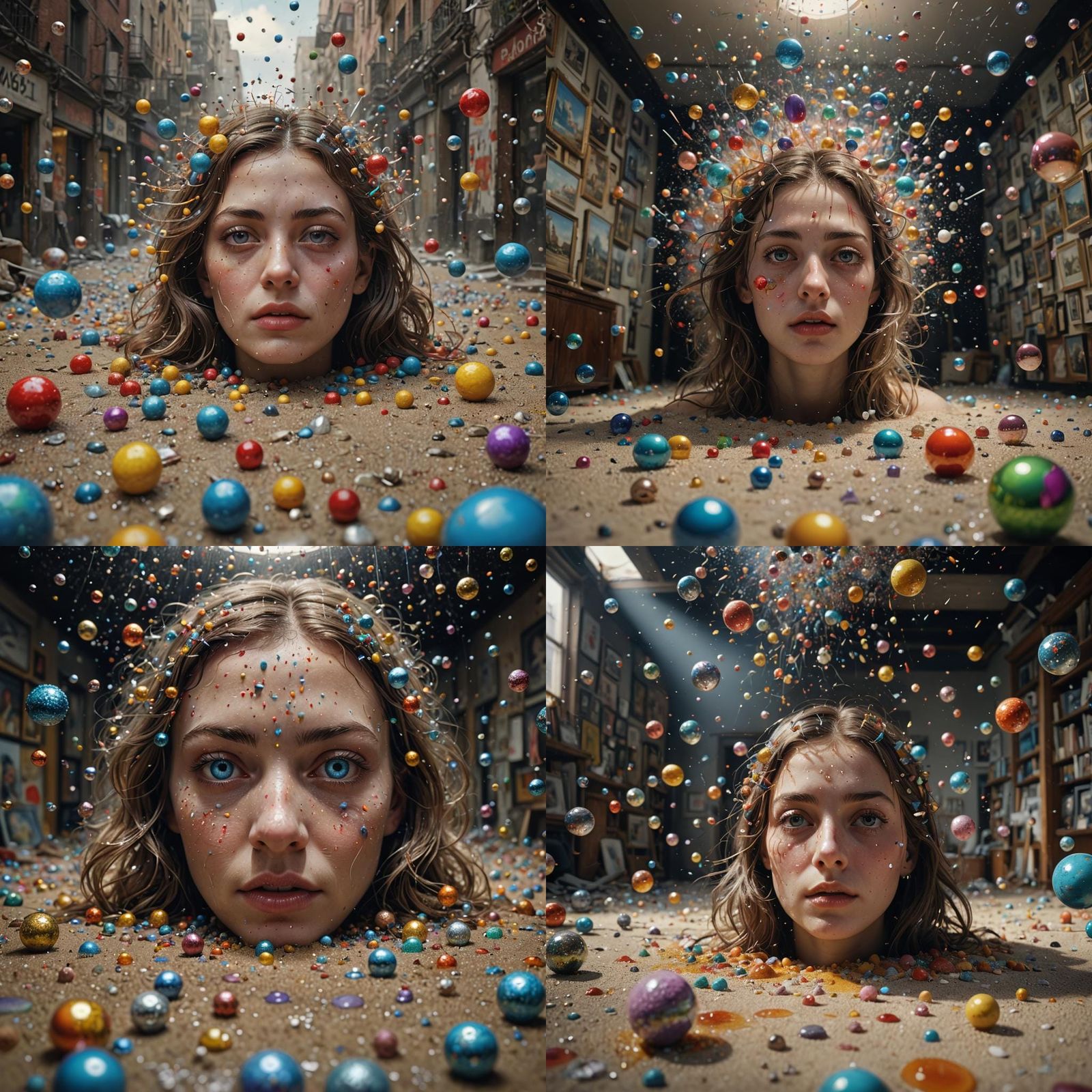 I'm photorealism _ 'there is nothing left "- surrealism, dre...