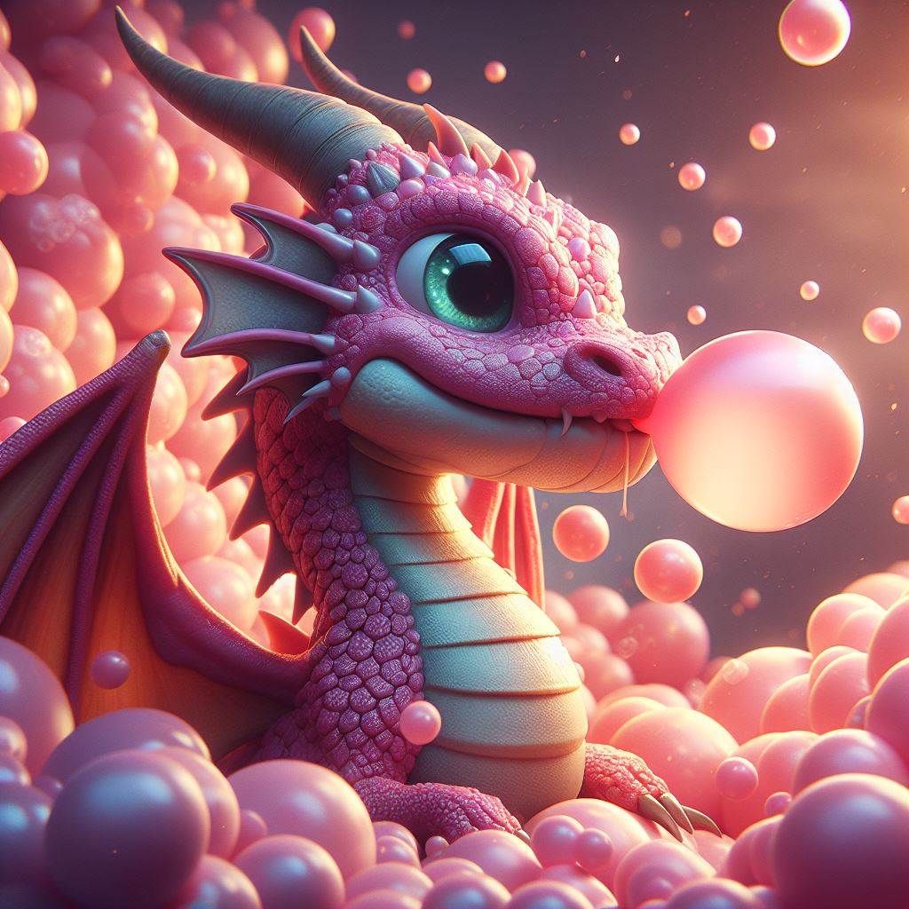 Bubblegum Dragon