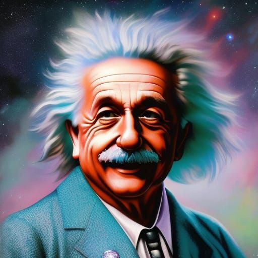 Einstein - AI Generated Artwork - NightCafe Creator