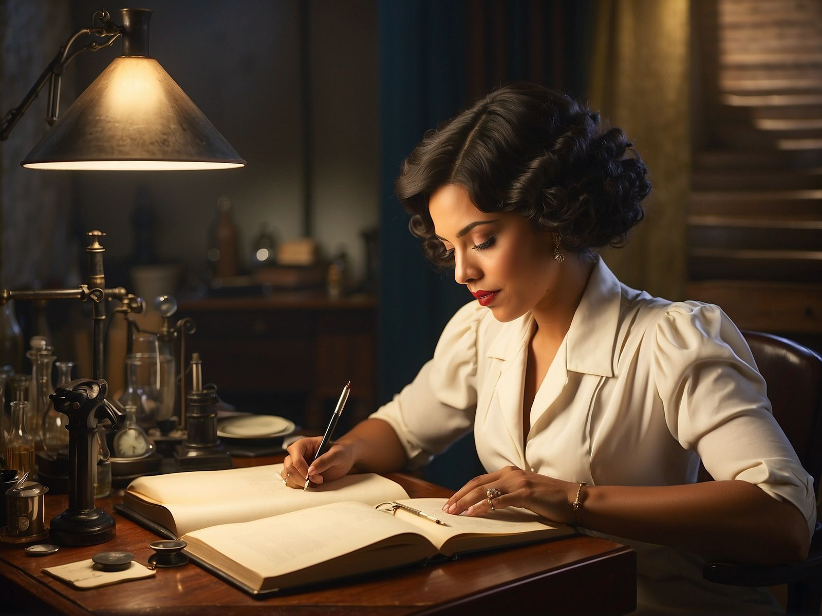 A scientist, early 1920s