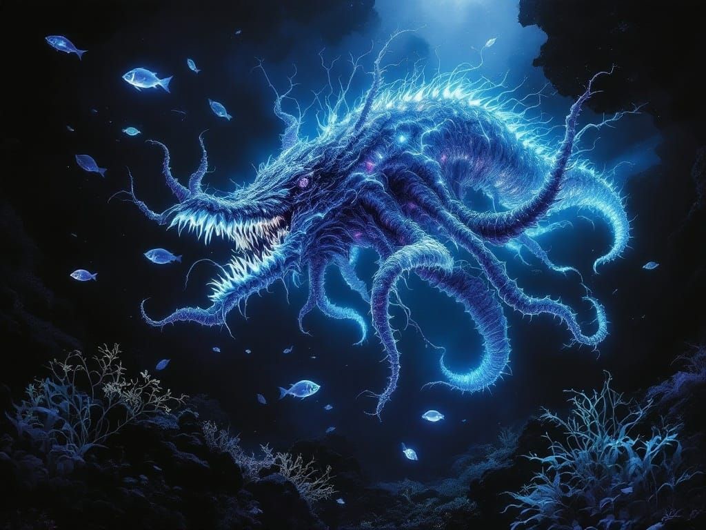 Sea Monster  by @KellyLynnMartin 