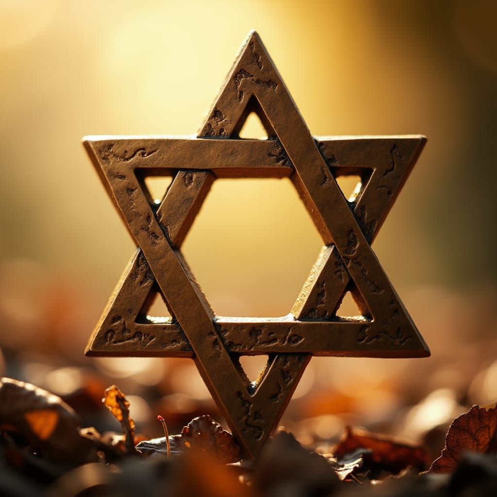 Beautiful Star of David Symbolizing Strength and Resilience ...