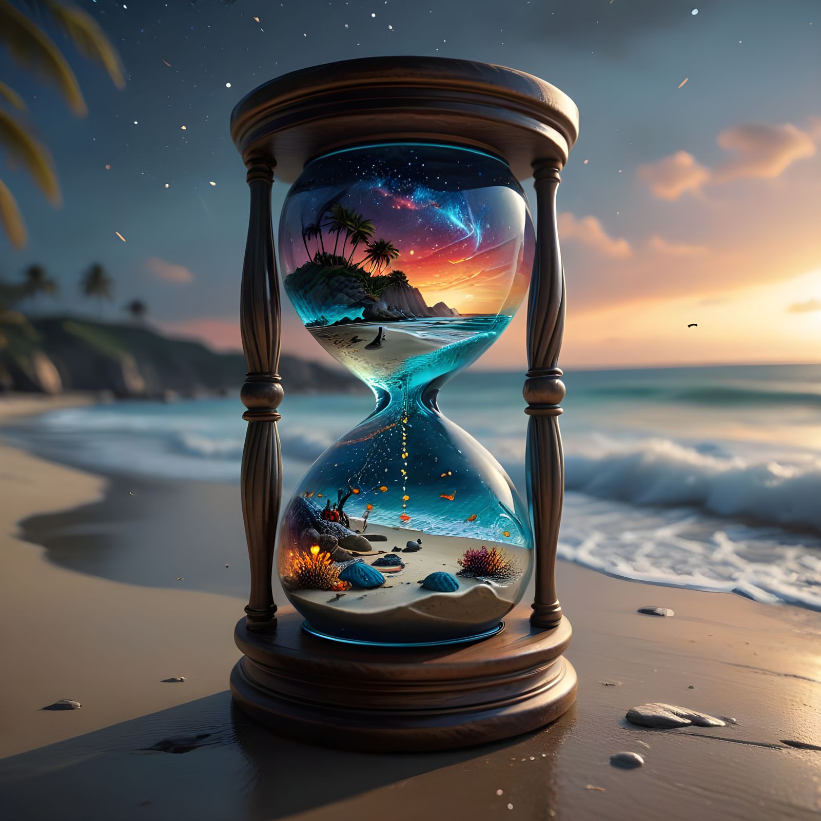 Time and space a dream  by @EB