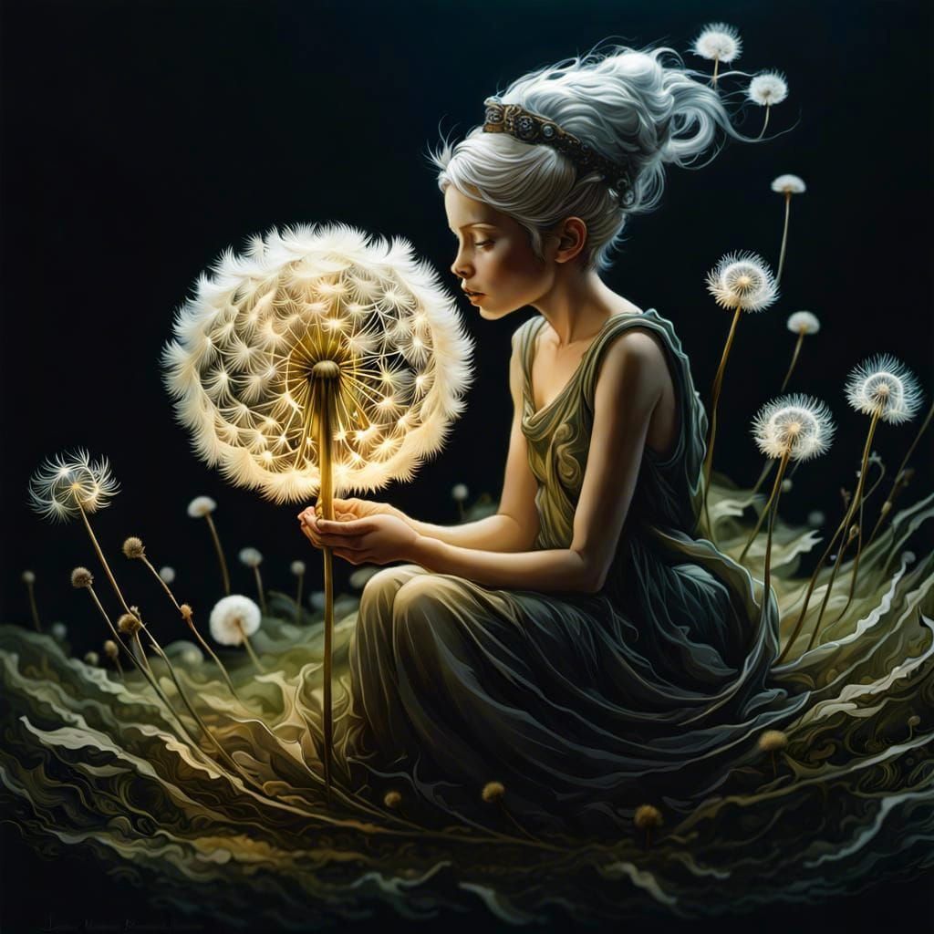 Dandelion daydream   by @Wry