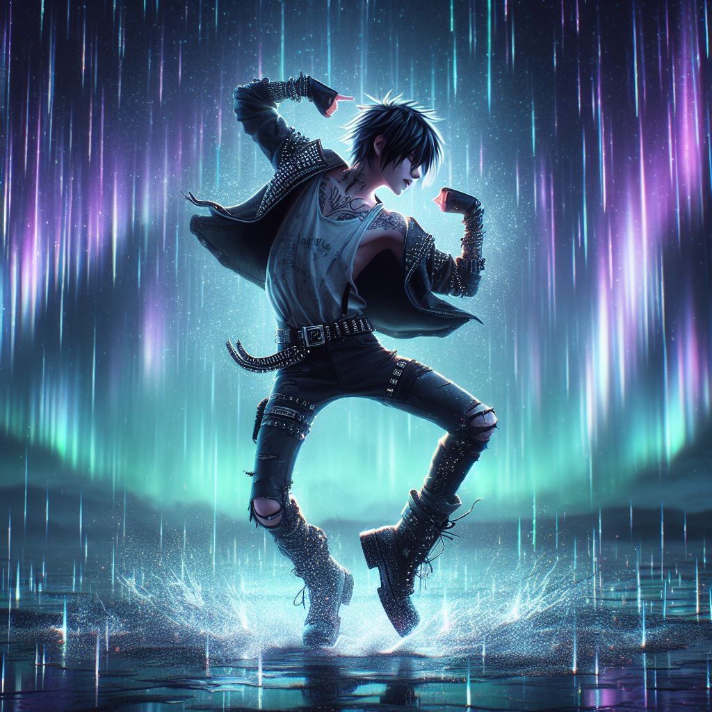 Northern lights dance