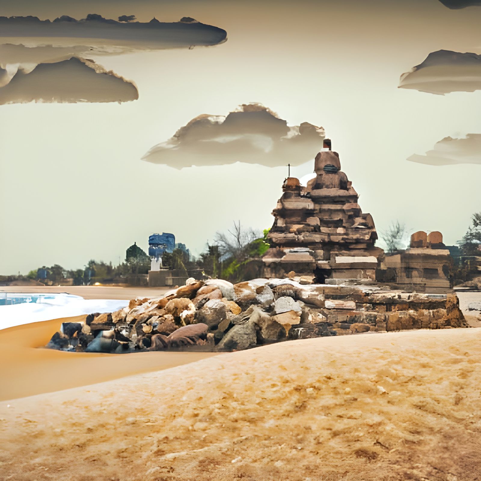 Temple Ruins Mahabalipuram