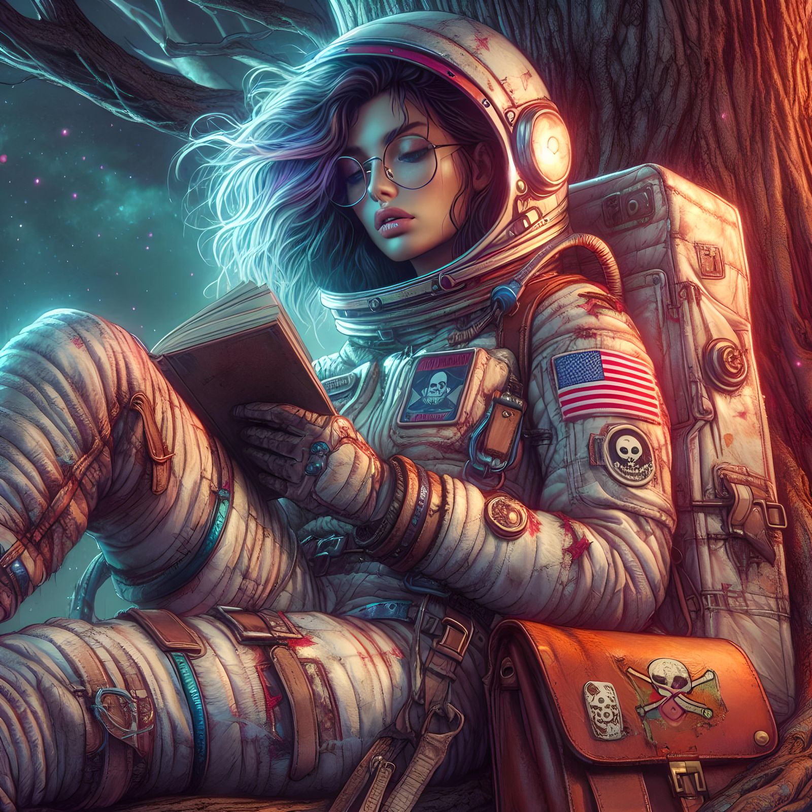 a book on a sunny afternoon