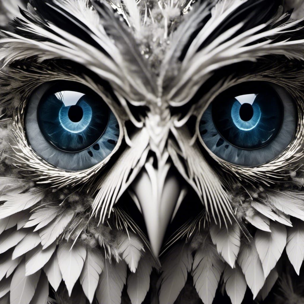 In an Owls eye....